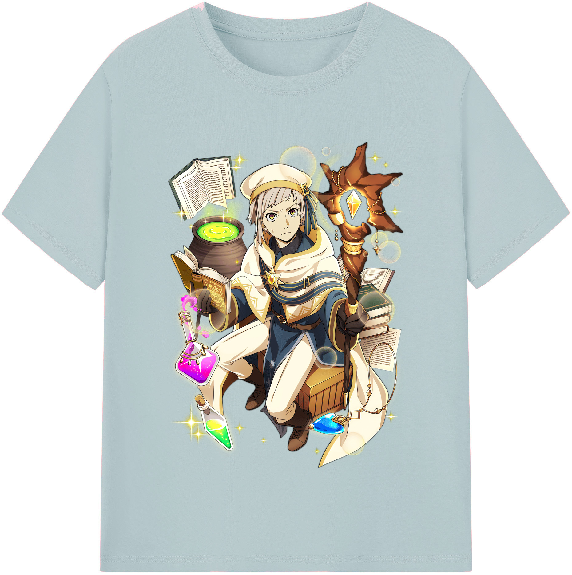 （画像用） 文豪ストレイドッグス Bungo Stray Dogs 綿100％半袖Tシャツ（フロントプリント）